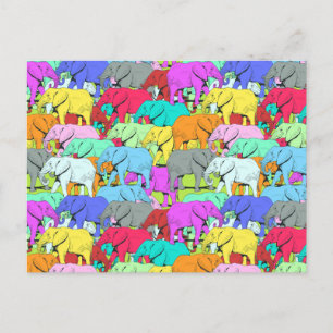 Elephants Parade Postcard