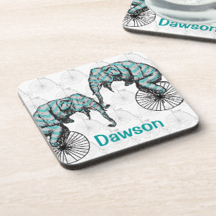 Elephants Plus Bikes Equal YIKES! Coaster