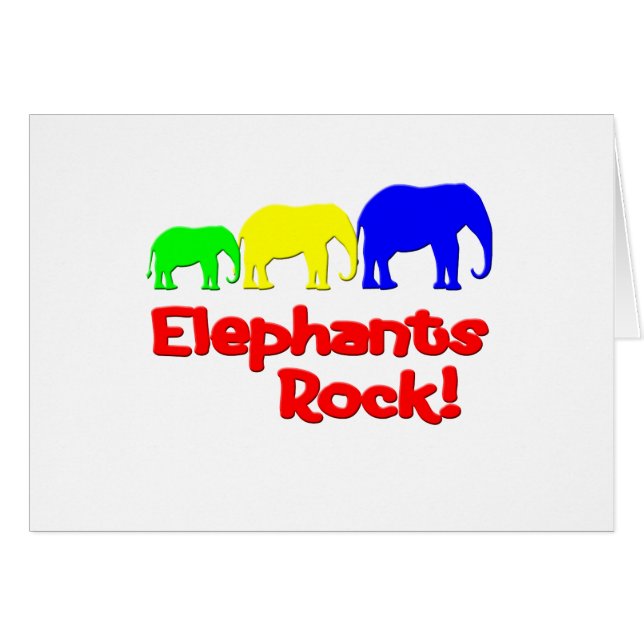 Elephants Rock! (Front Horizontal)