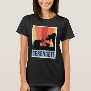 Elephants Safari National Park Serengeti Souvenir T-Shirt