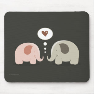 Elephants Soul Mates mousepad