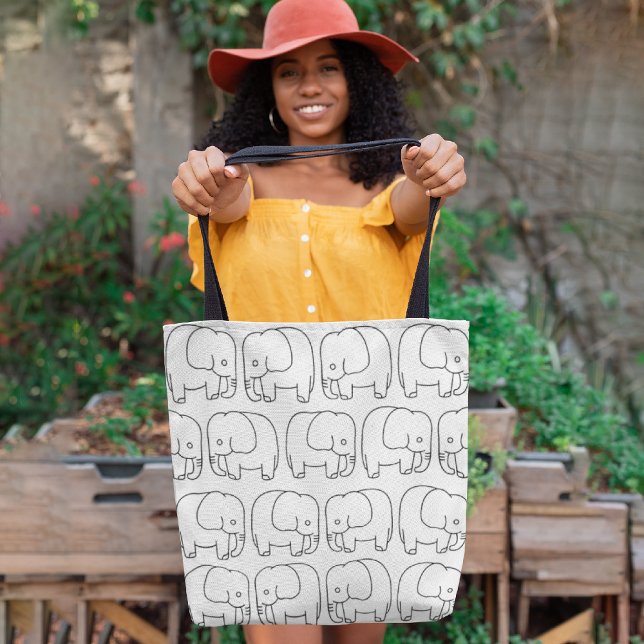 Elephants Tote Bag (Creator Uploaded)