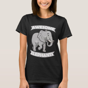 Elephants Zoo Circus Elephant Conservative T-Shirt