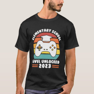 Eletary School Level Unlocked 2023 Graduate T-Shirt