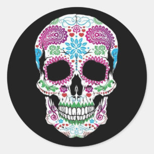 eletronic classic round sticker