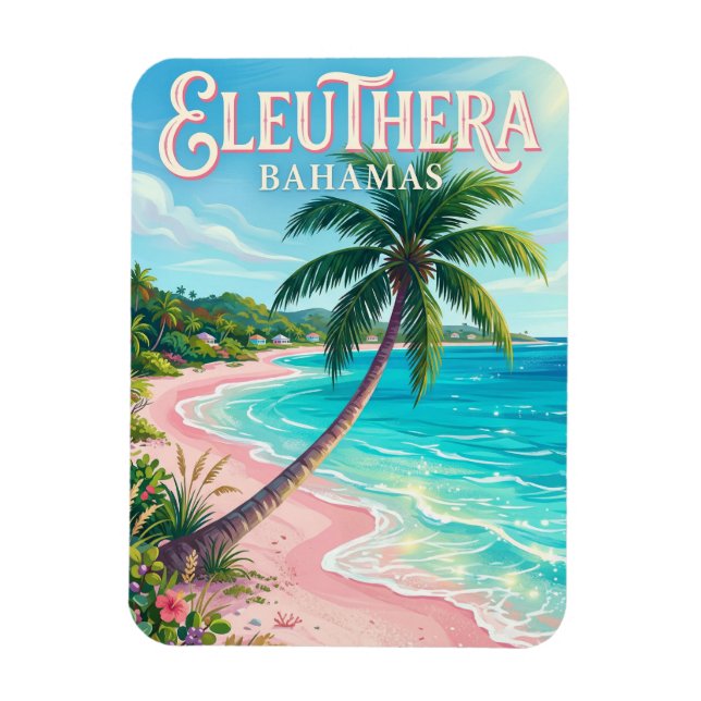 Eleuthera Bahamas Magnet (Vertical)