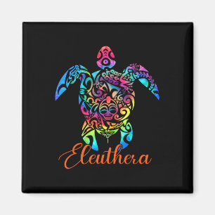 Eleuthera Hamas Sea Turtle Family Vacation Summer  Magnet