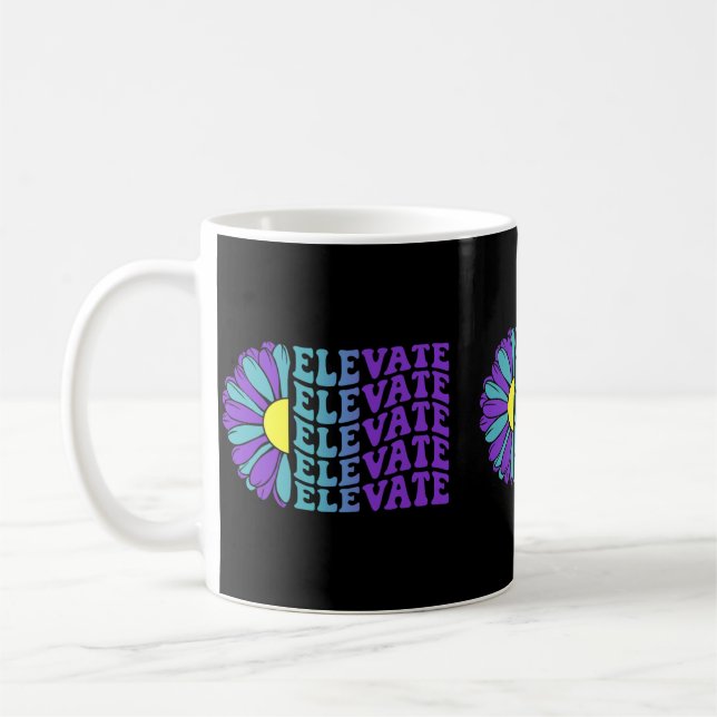 Elevate Prevention Awareness Suower Coffee Mug (Left)