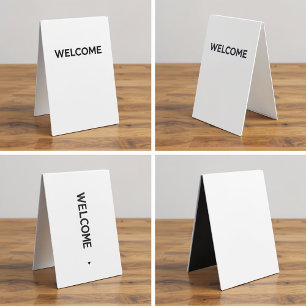 Elevate Your Brand with Custom Table Tent Signs