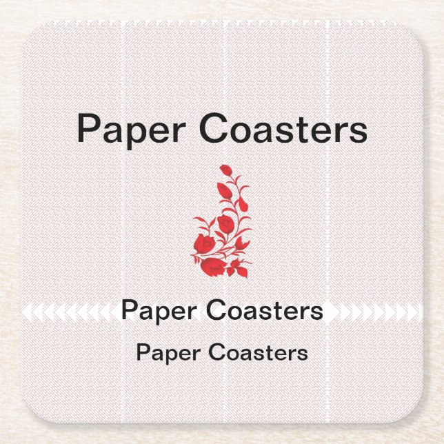 Elevate Your Brand with High-Quality Paper Coaster (Front)