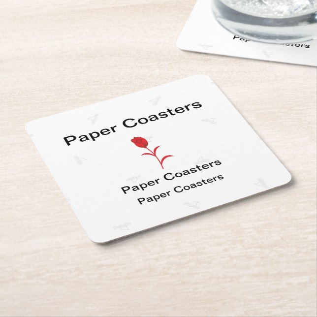 Elevate Your Brand with High-Quality Paper Coaster (Angled)