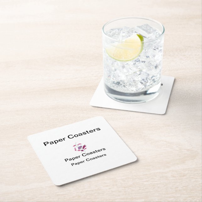 Elevate Your Brand with High-Quality Paper Coaster (Insitu)