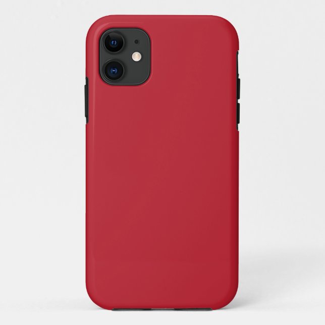 Elevate Your Design a Red Background and White  Case-Mate iPhone Case (Back)