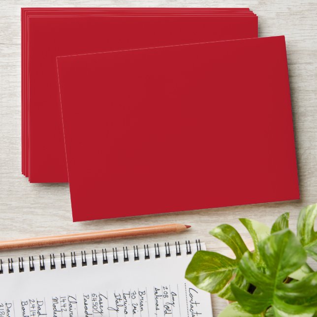 Elevate Your Design a Red Background and White  Envelope (Stacked)