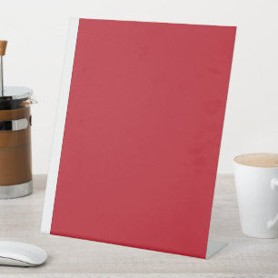 Elevate Your Design a Red Background and White Pedestal Sign