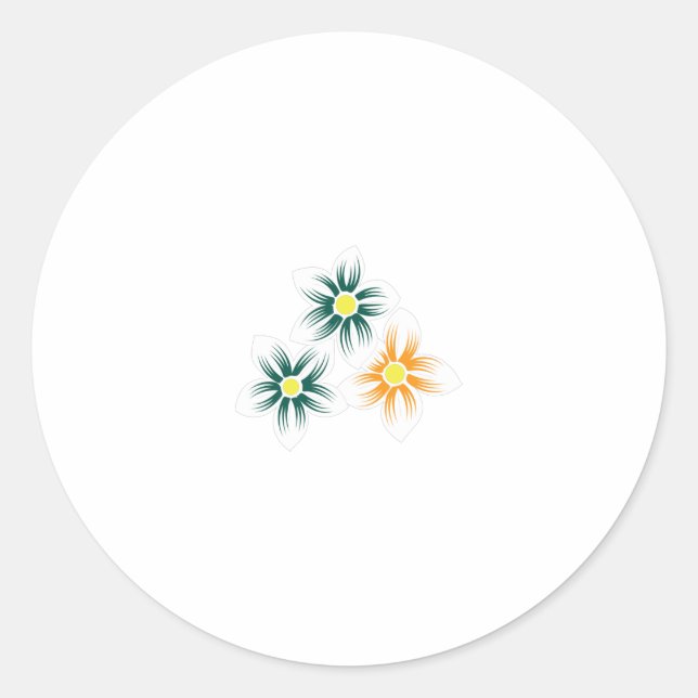 Elevate Your Design Game with ClassicRound Sticker (Front)