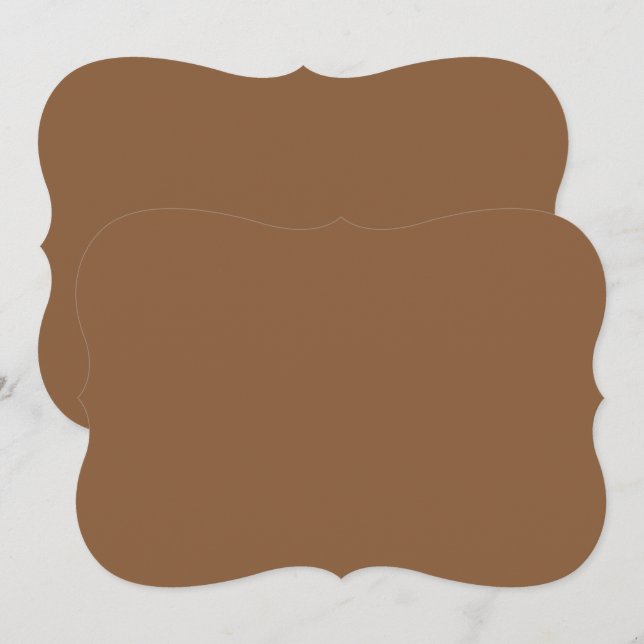 Elevate Your Design with a Brown Background Card (Front/Back)