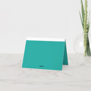 Elevate Your Design with a Green Background  Thank You Card