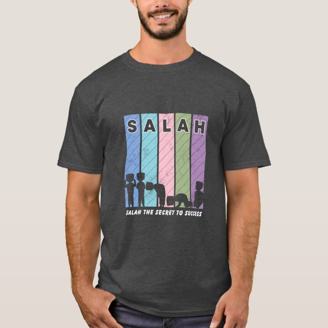 Elevate Your Faith: 'Salah the Secret to Success' T-Shirt (Front)