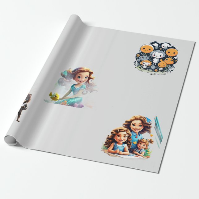 Elevate Your Gifts with Our Exquisite Wrapping Paper (Unrolled)