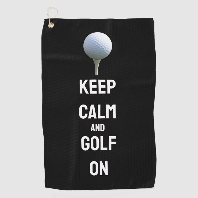 Elevate Your Golfing Gear with Customisable Towels (Front)