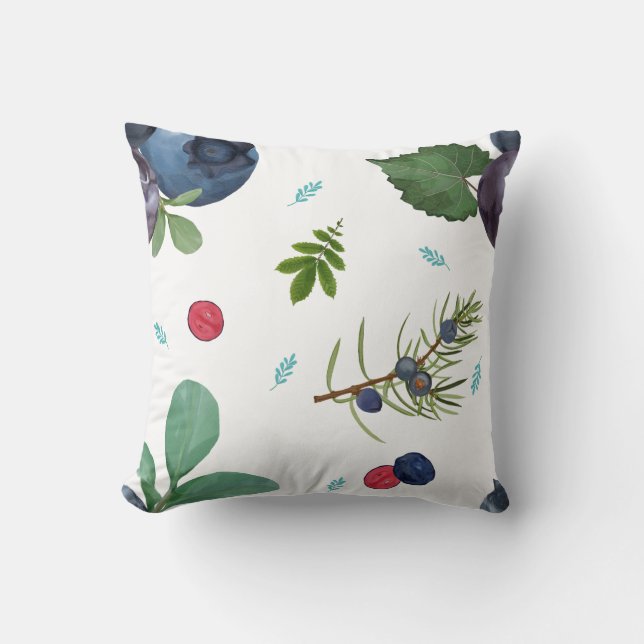 Elevate Your Home with Vibrant Fruit Pattern  Cushion (Front)