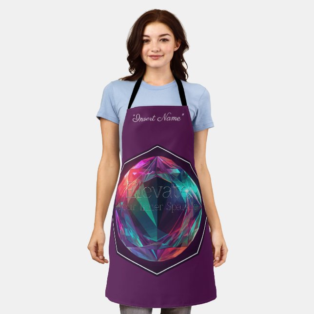 Elevate Your Inner Sparkle Apron (Worn)