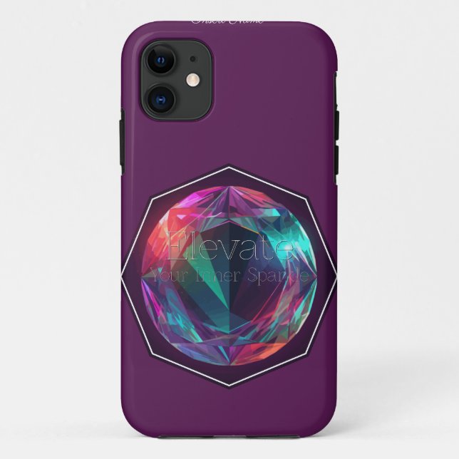 Elevate Your Inner Sparkle Case-Mate iPhone Case (Back)