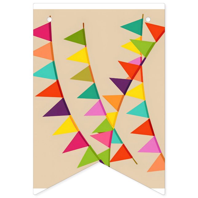 Elevate Your Outdoor Decor with Colourful Bunting (Second Flag)