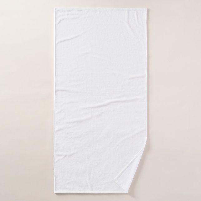 Elevate Your Routine with a White Bath Towel (Bath Towel)