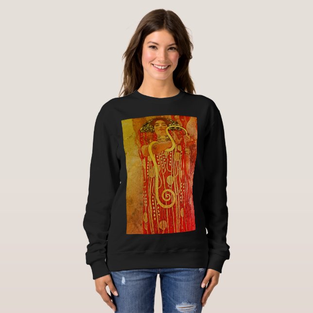 Elevate Your Senses with Klimt's Hygieia Sweatshirt (Front Full)