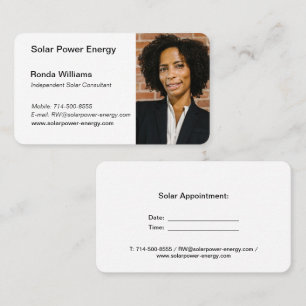 Elevate Your Solar Business With Custom Design  Card
