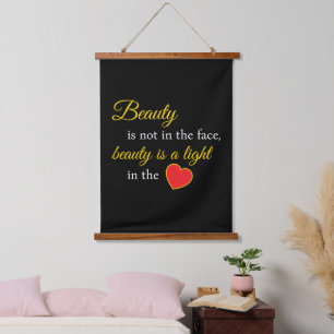 Elevate Your Space – Beauty Slogan Wall Hanging Tapestry