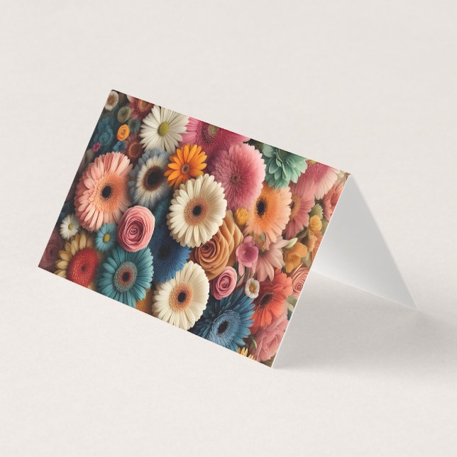 Elevate Your Space Colourful Gerbera Daisy Floral  (Front)