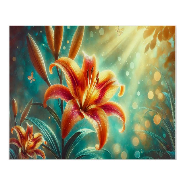 🌸 Elevate Your Space with Radiant Bloom! 🌸 Poster (Front)
