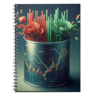 Elevate your space with trading-inspired art. 03 notebook