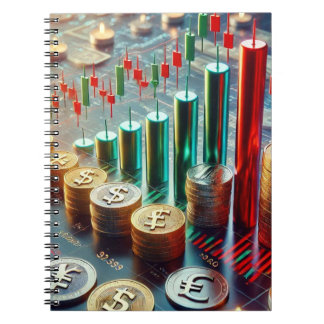 Elevate your space with trading-inspired art. 06 notebook