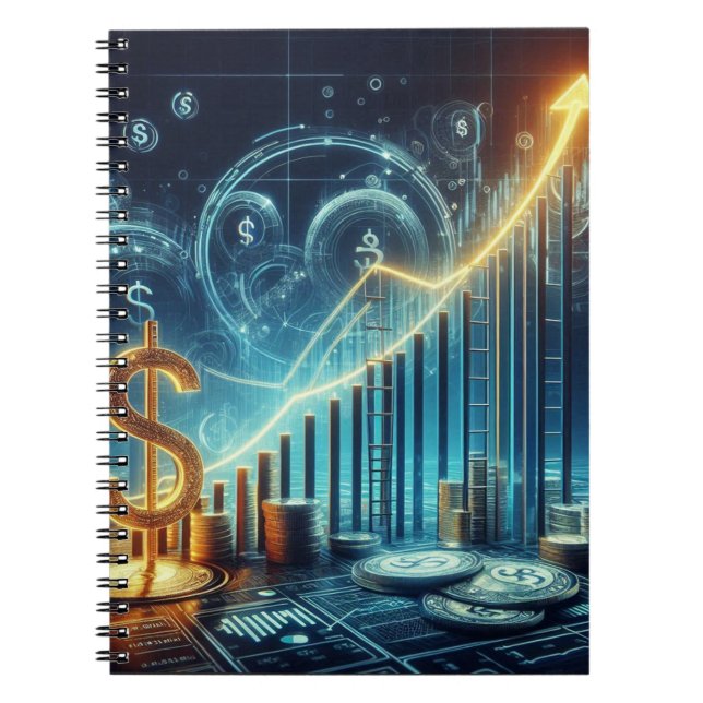 Elevate your space with trading-inspired art. 08 notebook (Front)