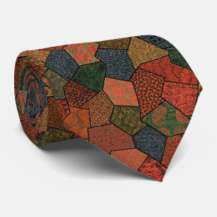 Elevate Your Style: Colourful Polygonal Tie