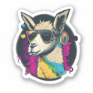 Elevate Your Style with Llama-Inspired Sticker Art