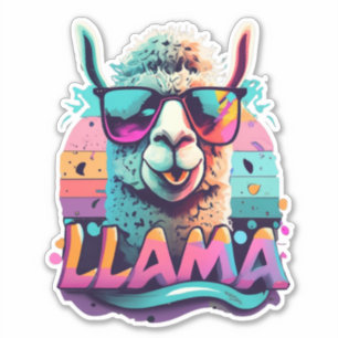Elevate Your Style with Llama-Inspired Sticker Art