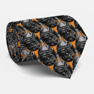 Elevate Your Style with Pug Power: Exclusive Retro Tie