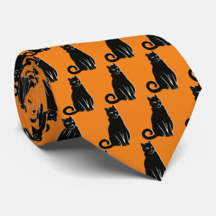 Elevate Your Style with the Elegance of Black Cats Tie