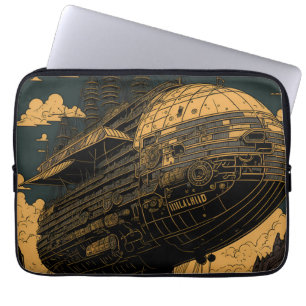 Elevate Your Style with Vintage Airship Laptop Sleeve