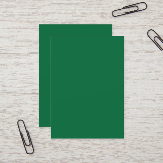 Elevate your Web Design with a Green Background Business Card (Front/Back In Situ)