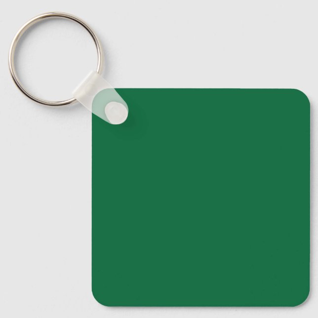Elevate your Web Design with a Green Background Key Ring (Front)