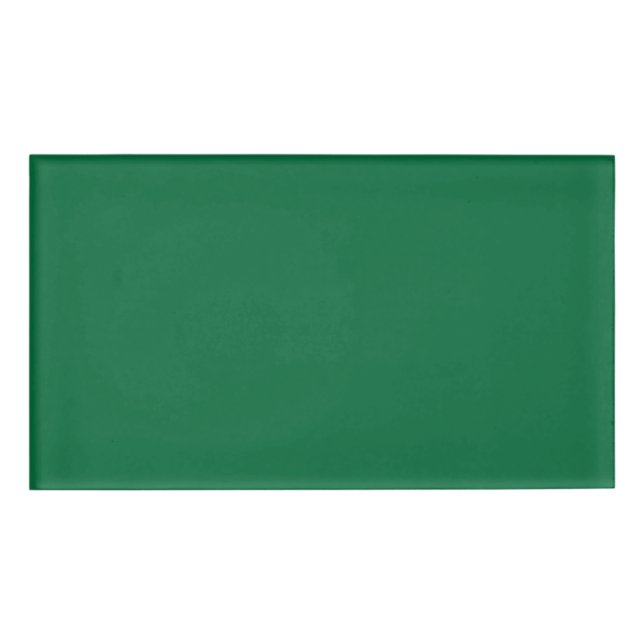 Elevate your Web Design with a Green Background Name Tag (Front)
