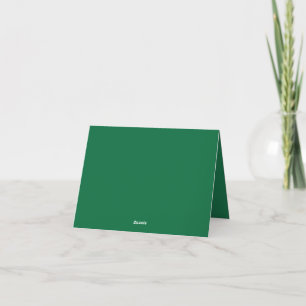 Elevate your Web Design with a Green Background Thank You Card