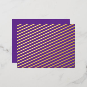 Elevate Your Website Design with a Stunning Purple Foil Holiday Postcard