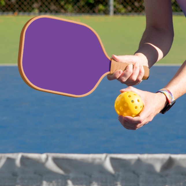 Elevate Your Website Design with a Stunning Purple Pickleball Paddle (Insitu)